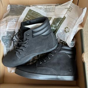 Black Suede Timberland Dausette Sneaker Boot